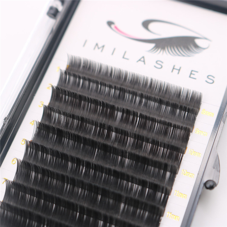 0.15 mix length flat ellipse lashes supplier - A