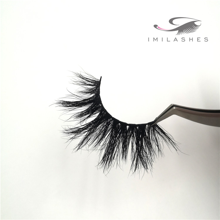 Wholesale 25mm long real mink lashes lashes factory - A