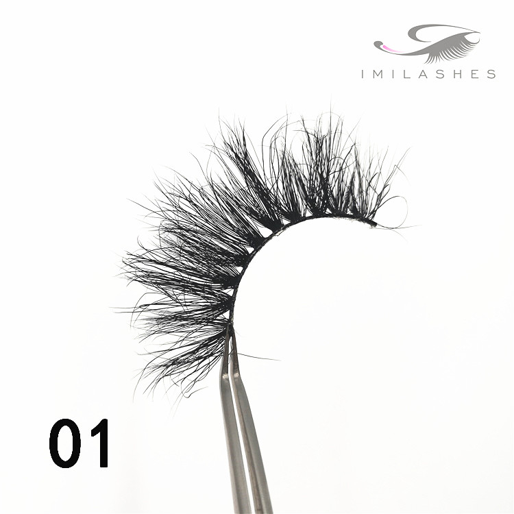 25mm fluffy real mink eyelashes factory - A 