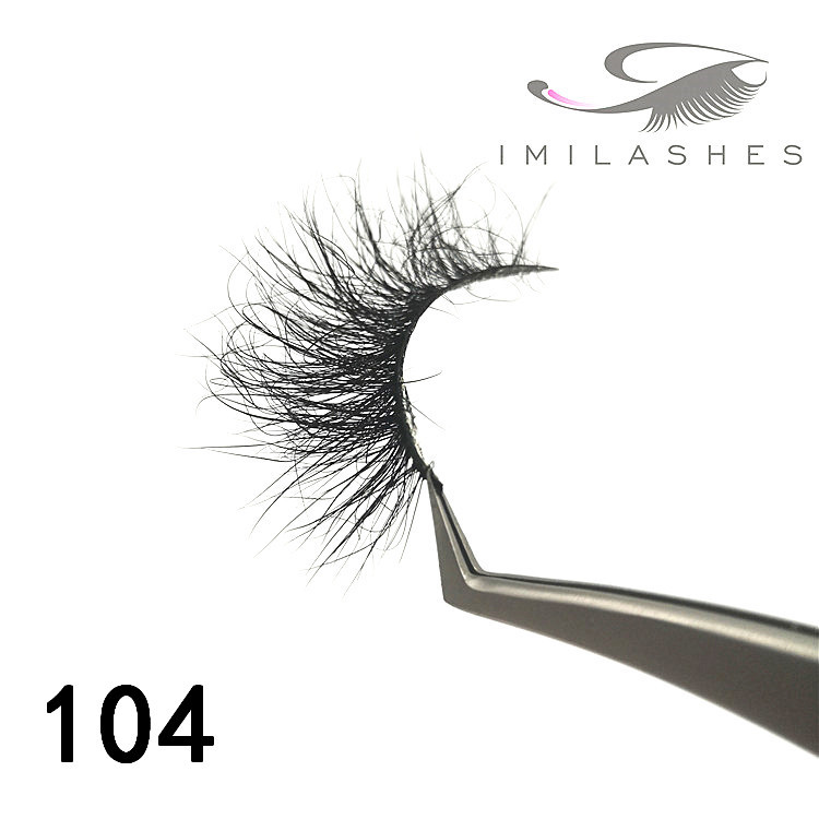 China fluffy 25mm long real mink lashes wholesale -  A