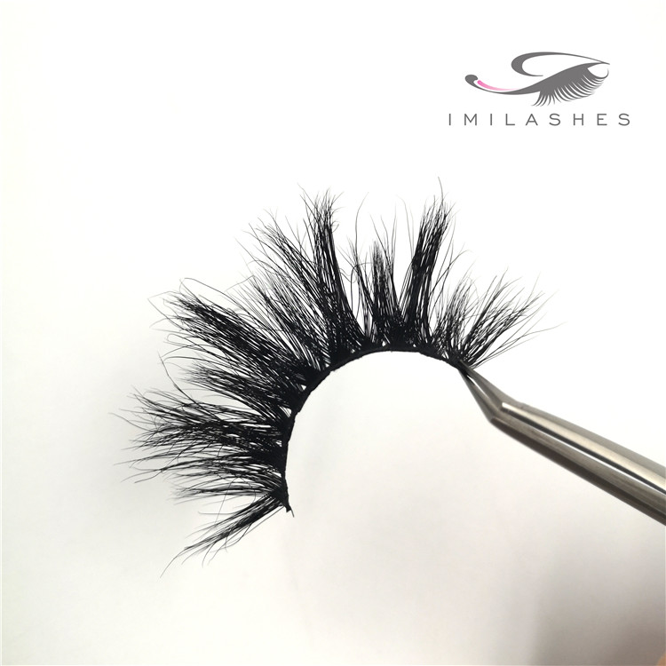 Wholesale 25mm long real mink lashes lashes factory - A