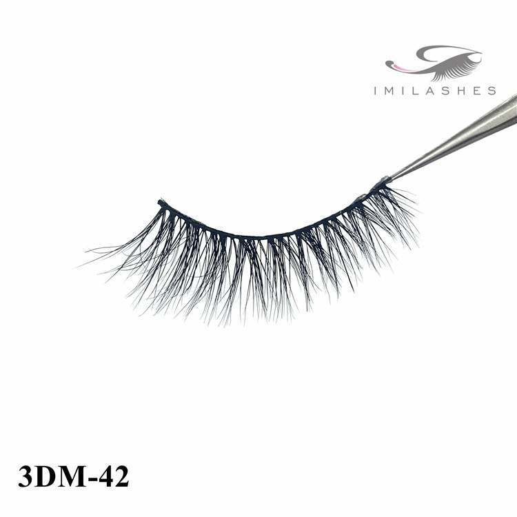 Natural 3d mink fake eyelashes suppliers - A