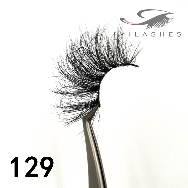 Top quality 25mm real mink eyelashes vendor - A 