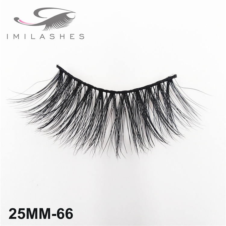 3D 25mm wispy real mink lashes supply for girl and men makeup-V