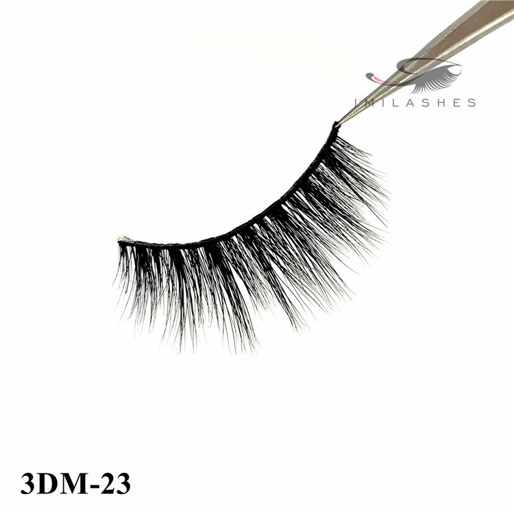 Real mink strip eyelashes wholesale factory - A 