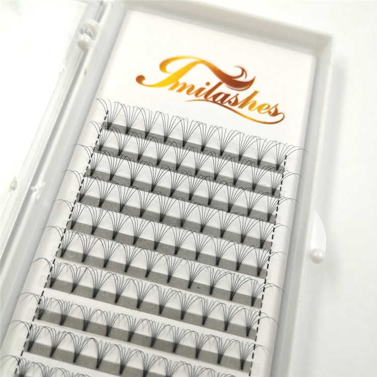 Manufacturer supply custom packaging for gorgeous premade volume eyelash extensions-L