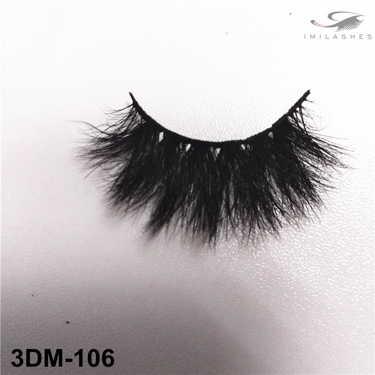 Messy thick reusable makeup lashes supply-V