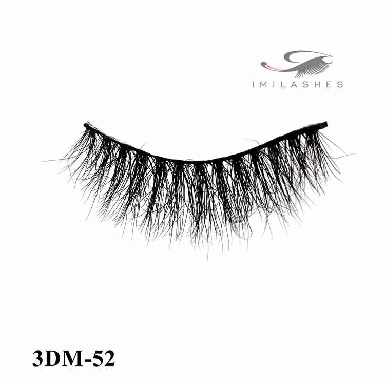 High quality real mink fur fake lashes wholesale-V