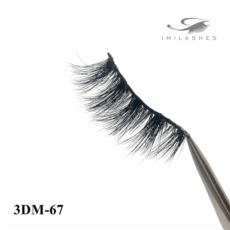 3D faux mink false eyelashes natural oem packaging-L