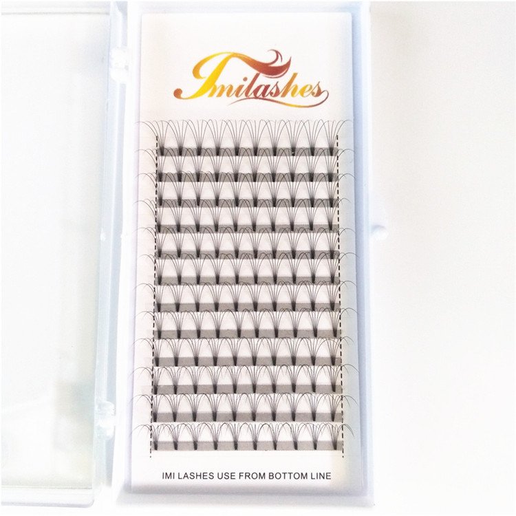 Professional eyelashes manufacturer wholesale high quality premade fan lashes-V