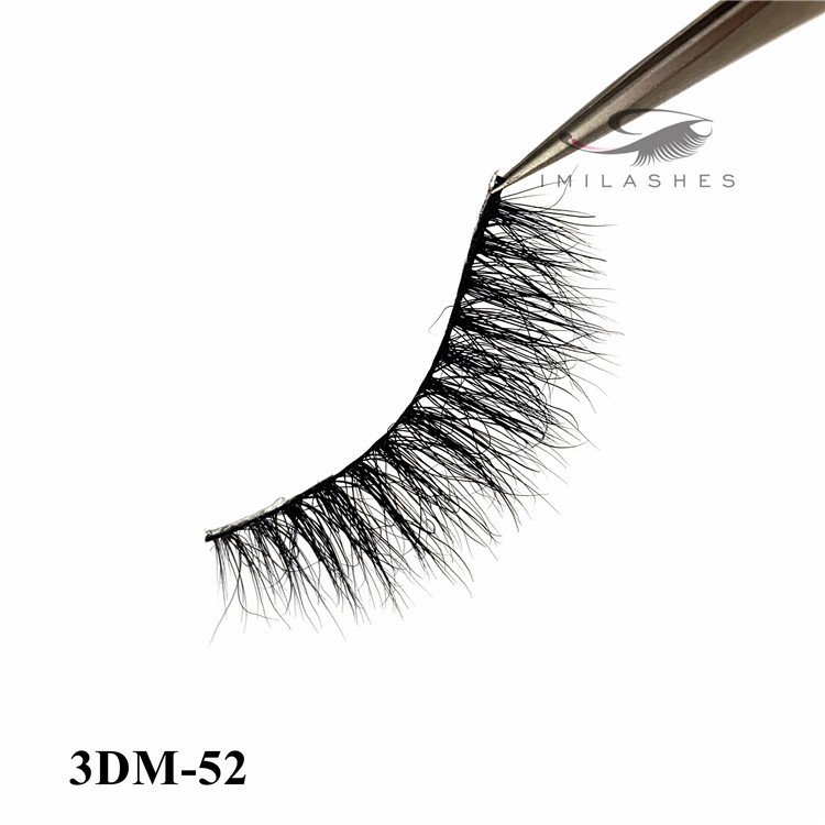 wholesale price pure handmade 3D mink strip eyelashes vendor-L