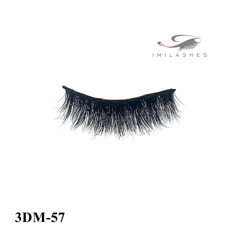 Wholesale natural black 3D mink eyelashes manufacturer-L