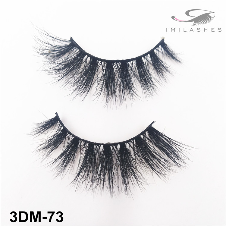 Wispy natural faux mink eyelashes wholesale-V