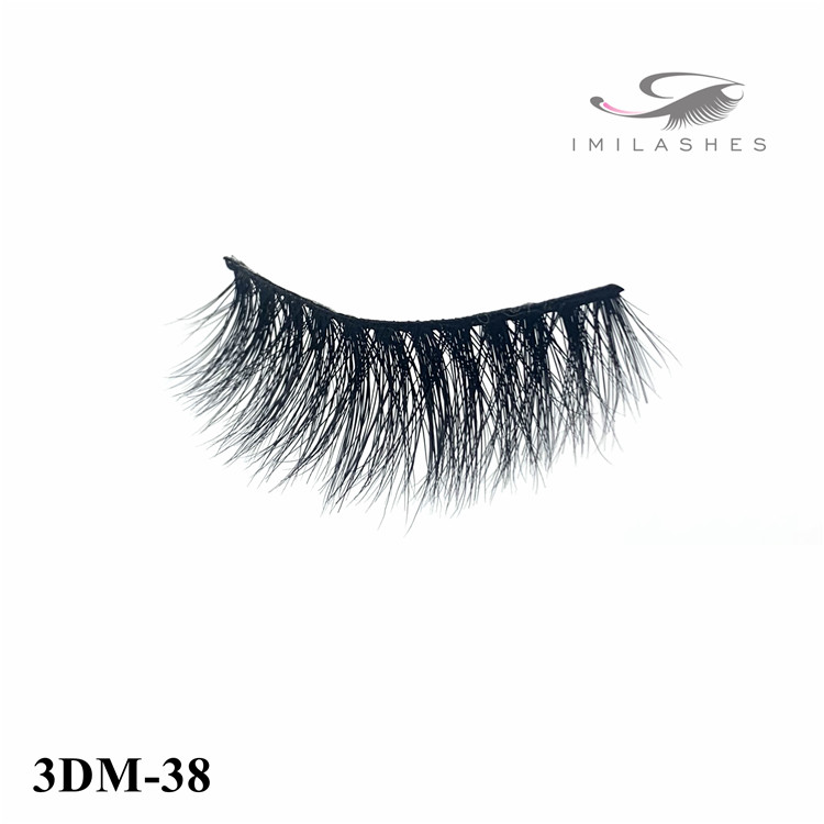 Mink lashes handmade luxurious fluffy natural false eyelashes wholesale-V