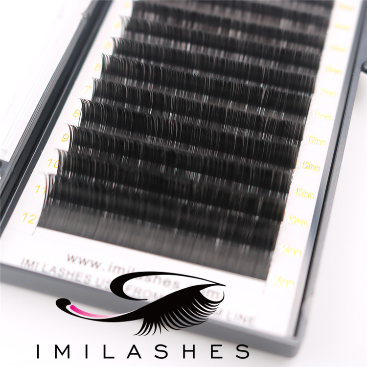 0.15 mm ellipse lashes D curl flat lash extensions wholesale-V