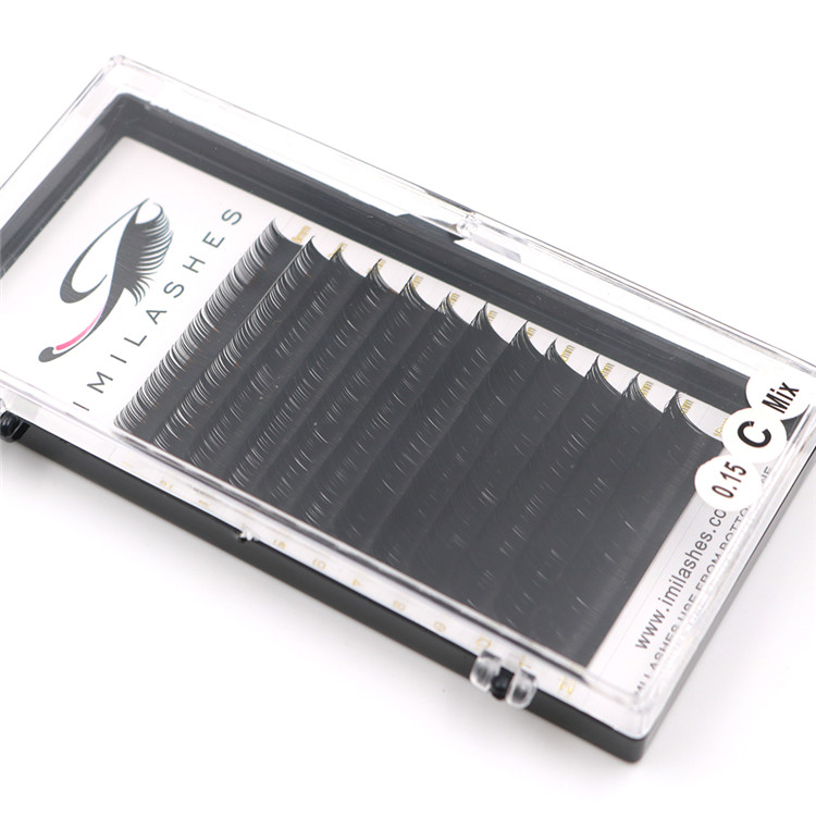 Natural mink lashes 0.15 classic individual lashes wholesale - A