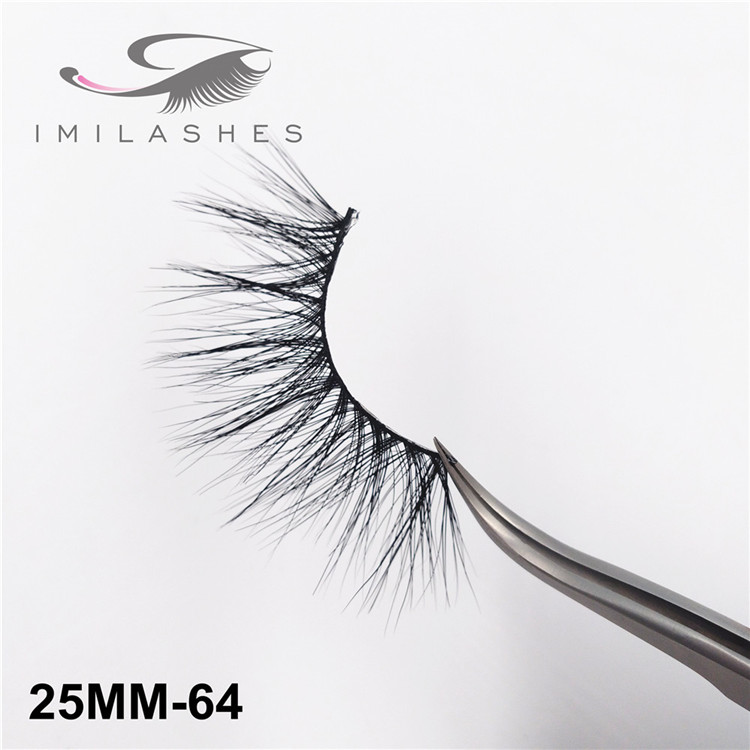 Various natural 25MM mink false lashes wholesale USA -V