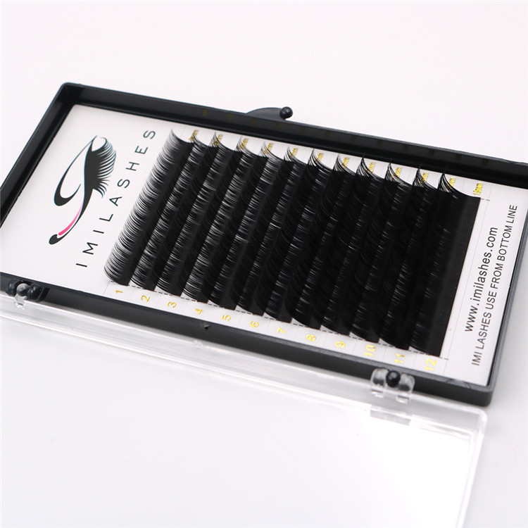 Wholesale fluffy volume eyelash extensions hybrid - A