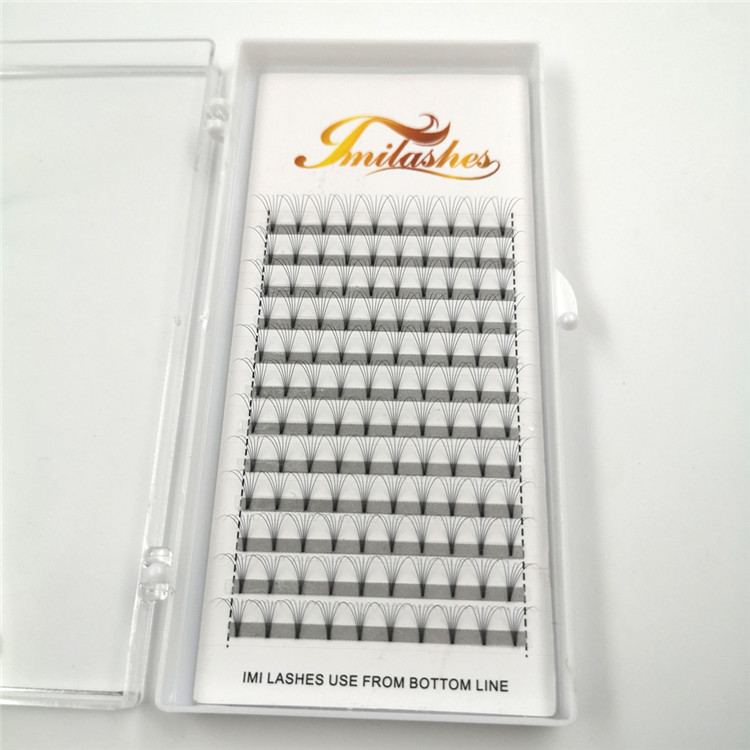 Semi permanent premade fans volume eyelash extensions supply-V