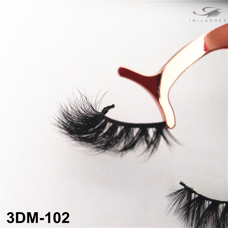 Handmade soft volume 3D mink eyelashes wholesale-V 