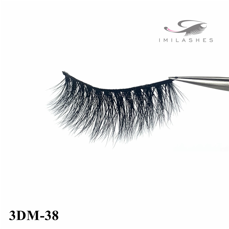 Mink lashes handmade luxurious fluffy natural false eyelashes wholesale-V