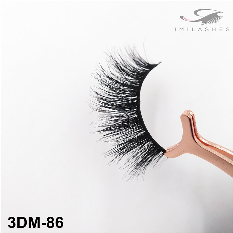 Comfortable fluffy and full mink lashes wholesale-V