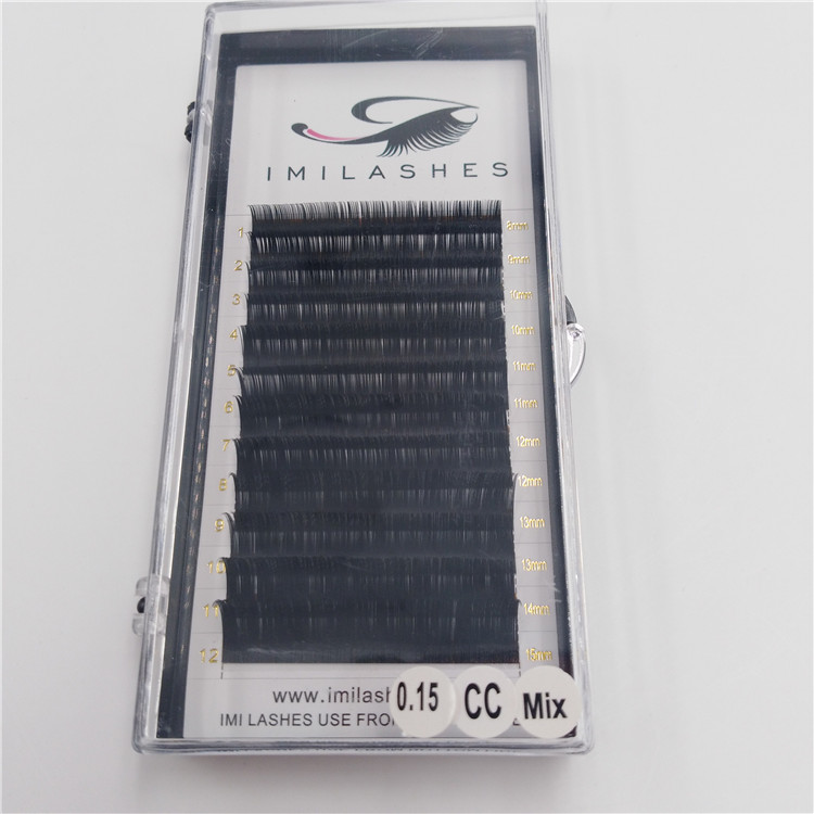 Classical lash 0.15 CC 8-15mm mix length lash extensions supply-V