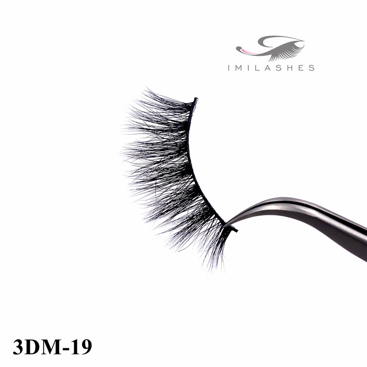 Black alluring high quality 3D mink lashes vendor-V