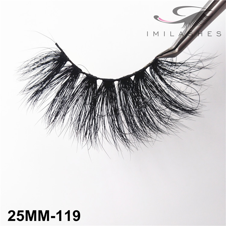 25mm longer 5D mink hair false lashes supply uk -V