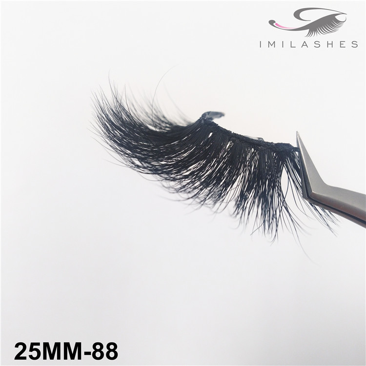 Dramatic look high volume mink lashes wholesale-V