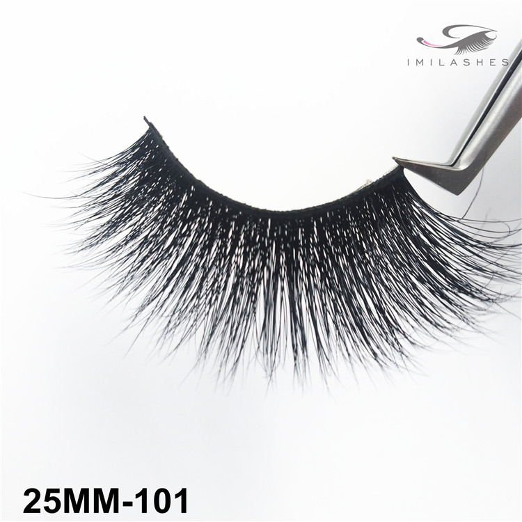 Thick dramatic 25mm mink lashes supply-V