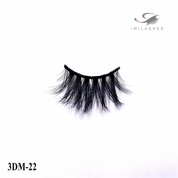 Reusable wispy handmade real mink eyelashes wholesale-V