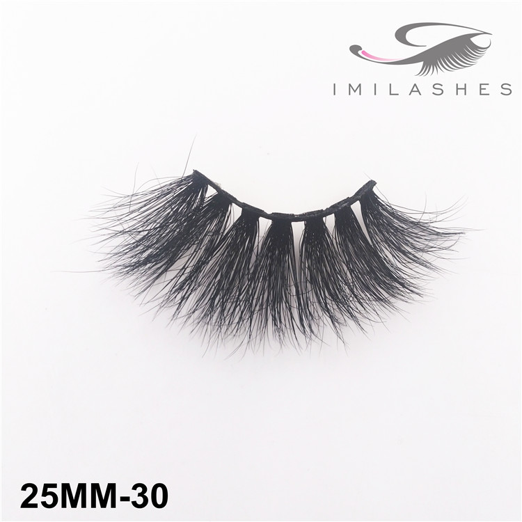 Comfortable lightweight 3D mink 25mm long eyelashes wholesale-V