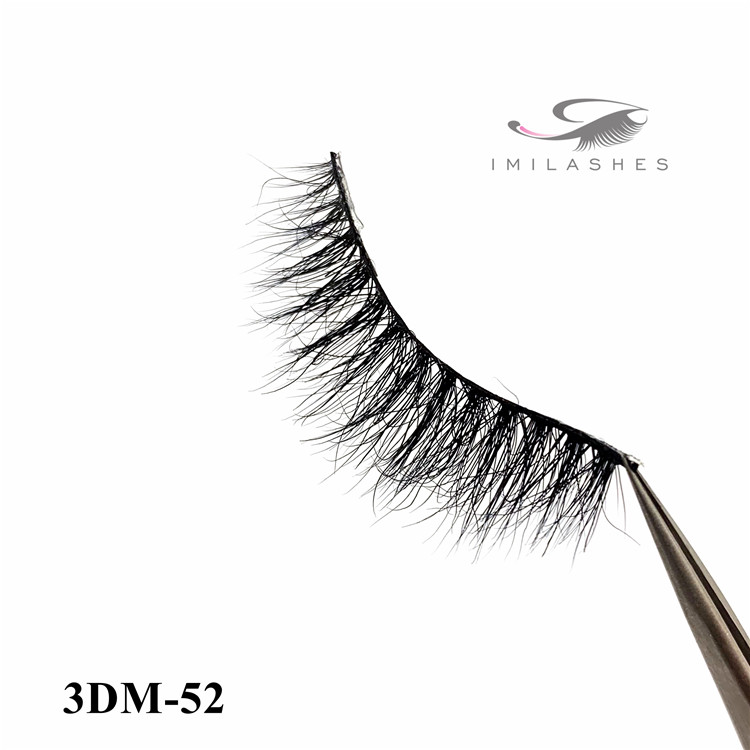 High quality real mink fur fake lashes wholesale-V