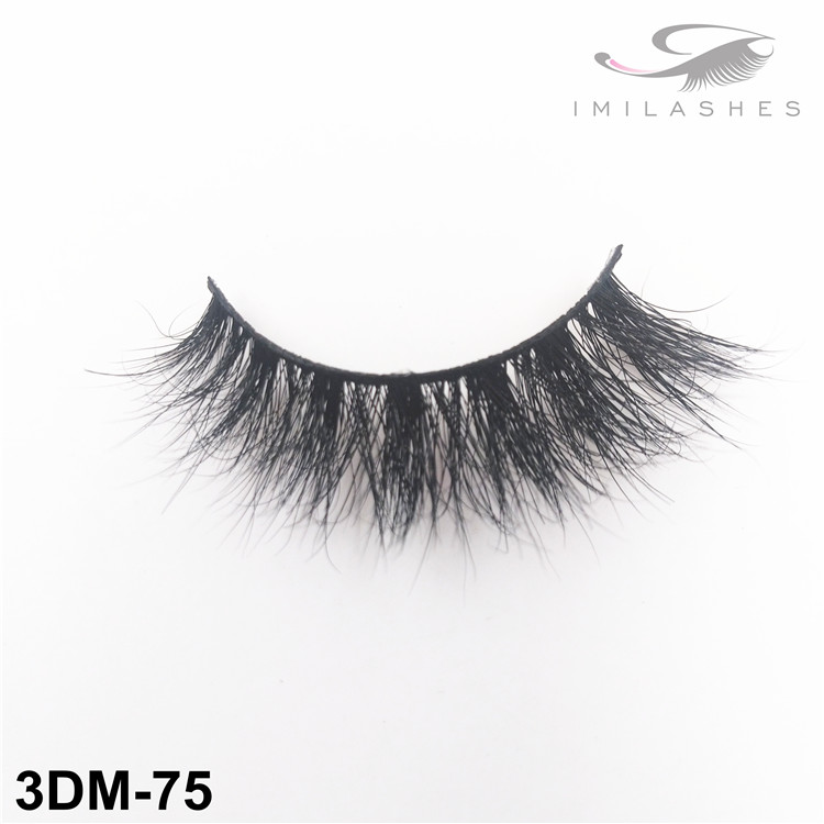 Natural look short soft fake mink lashes supply-V