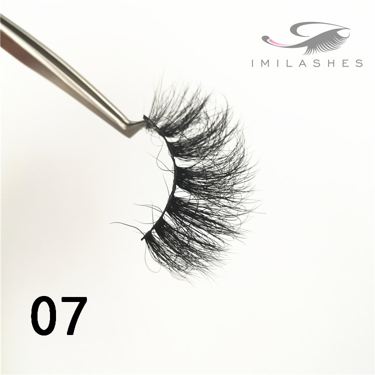 3d natural mink strip eyelash manufacturers in china-  A