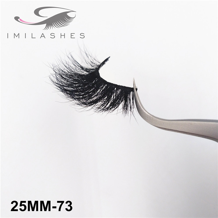 Beautiful fake 3D mink 25mm lashes wholesale-V