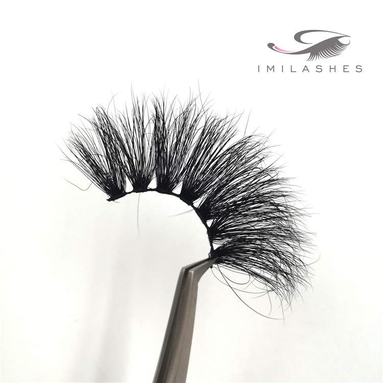 Long full set 25mm real mink lashes manufacturer - A