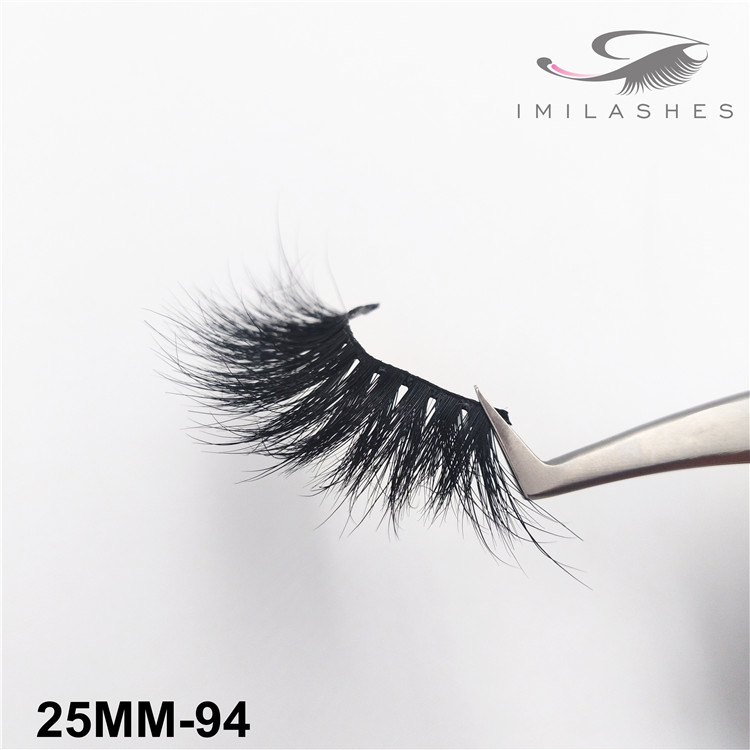 Reusable fluffy mink false lashes bulk wholesale-V