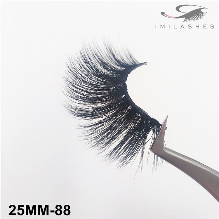 Dramatic look high volume mink lashes wholesale-V