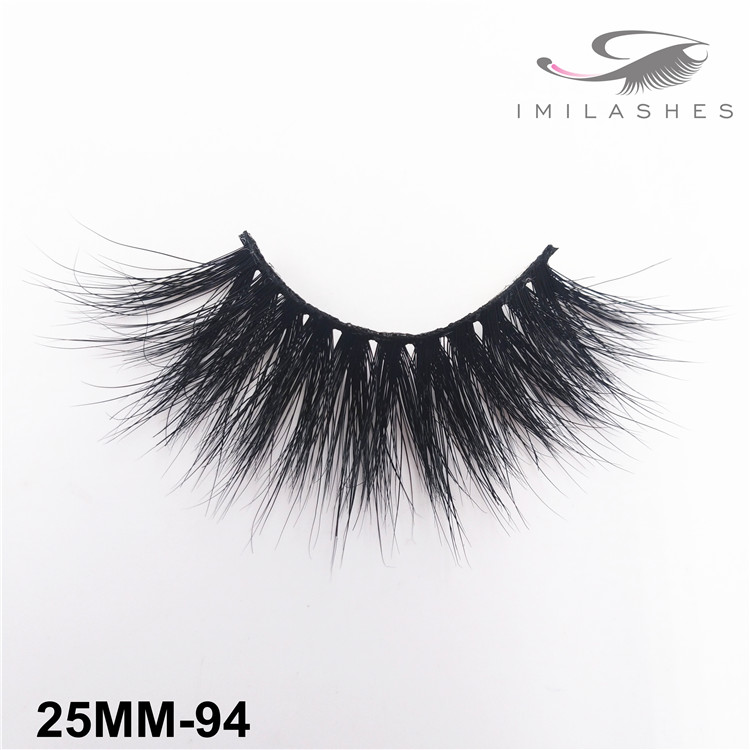 Reusable fluffy mink false lashes bulk wholesale-V