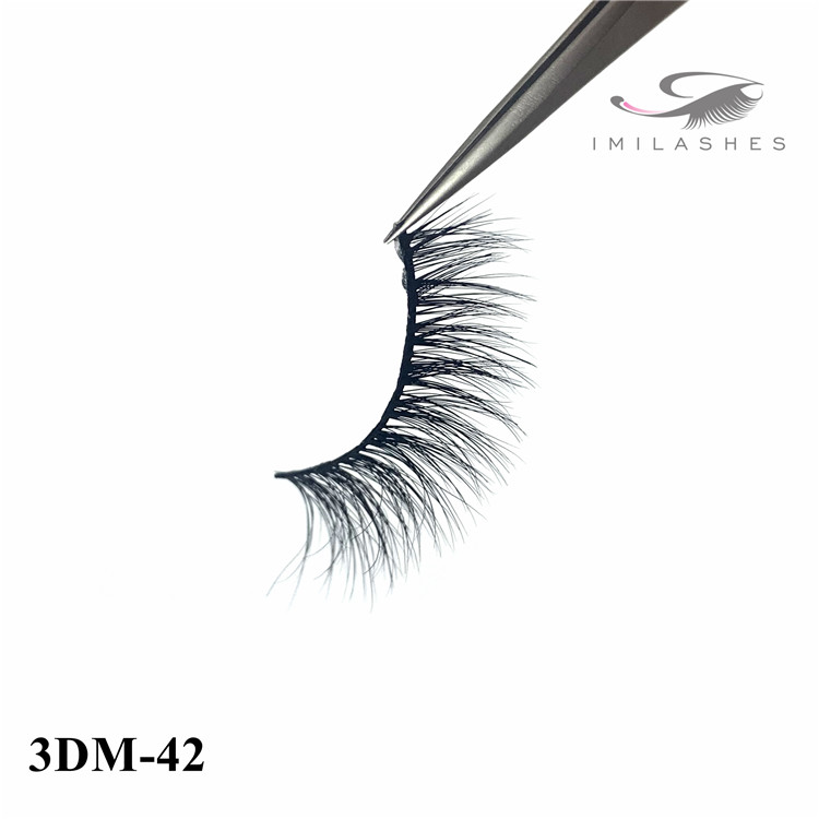 Natural 3d mink fake eyelashes suppliers - A