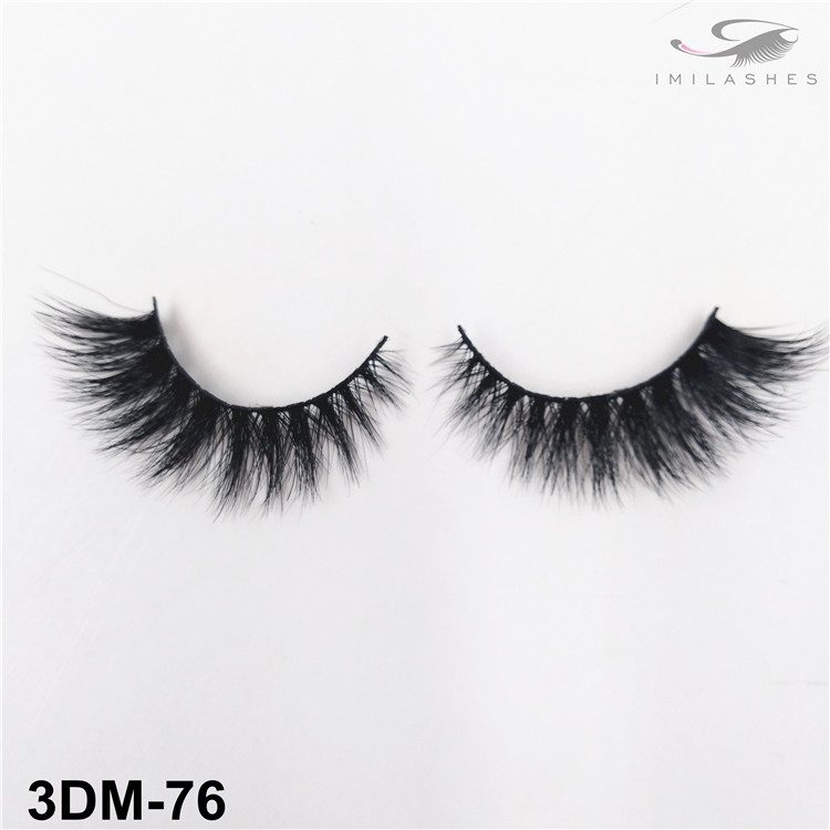 Real mink fur lashes natural easy to apply lashes wholesale-V