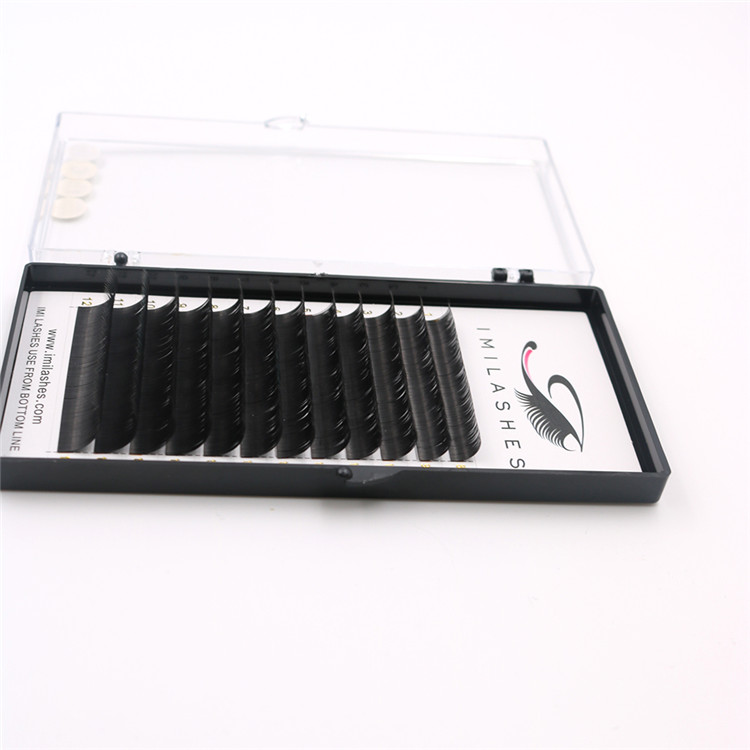 High quality 0.15mm C curl ellipse flat lash extensions wholesale-V