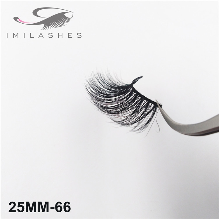 3D 25mm wispy real mink lashes supply for girl and men makeup-V
