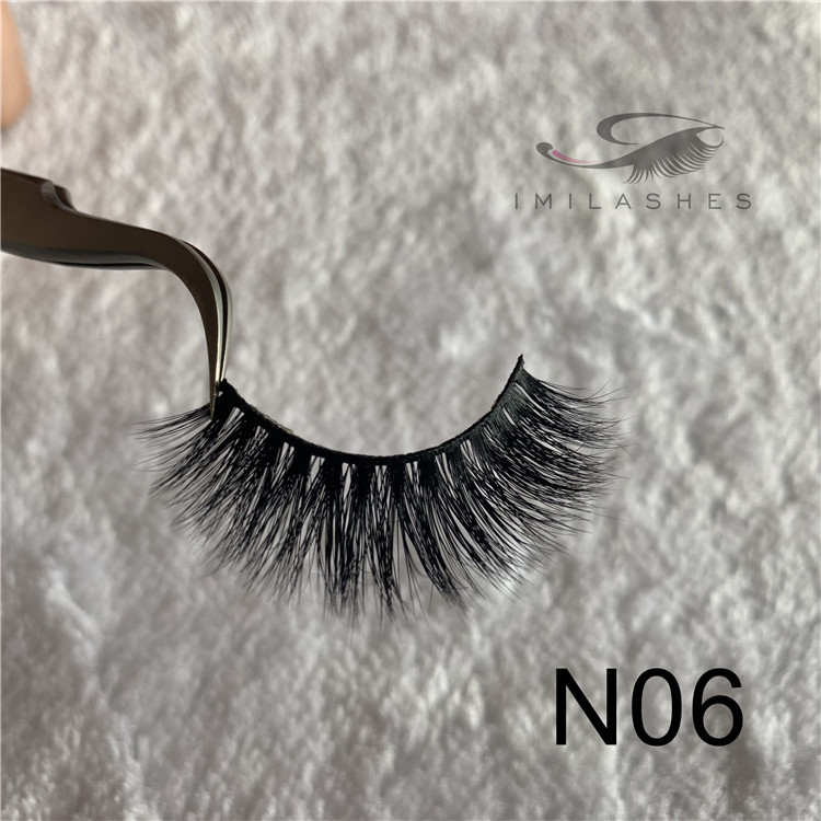 Supply high quality natural look 3D mink lashes USA -V