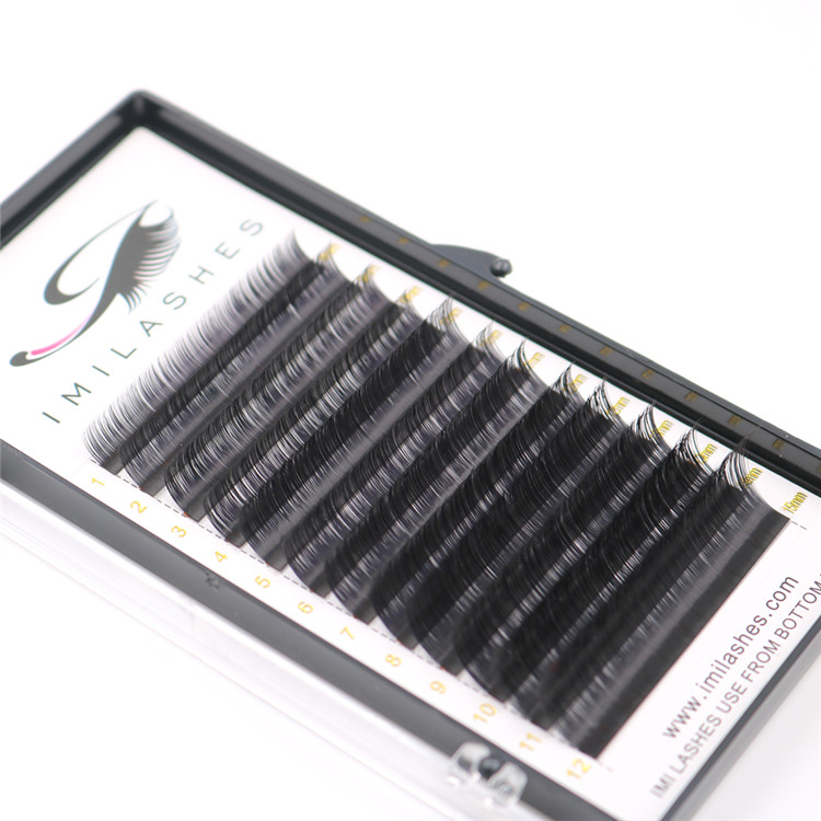 Premium natural semi permanent eyelashes wholesale-V - Imi lashes