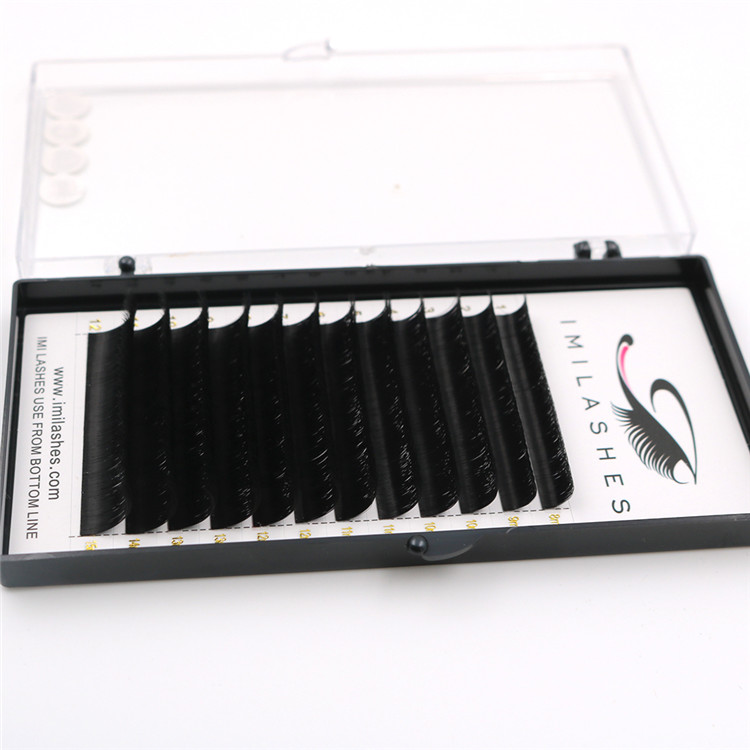 Pretty lightweight soft easy fan blooming lash extensions supply-V