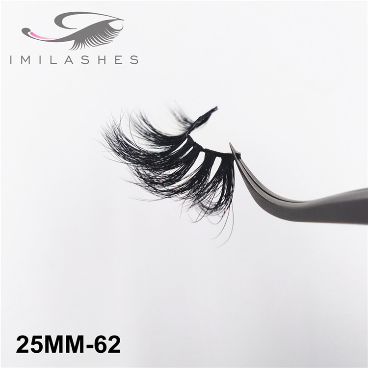 25mm mink strip thick false eyelash wholesale UK -V