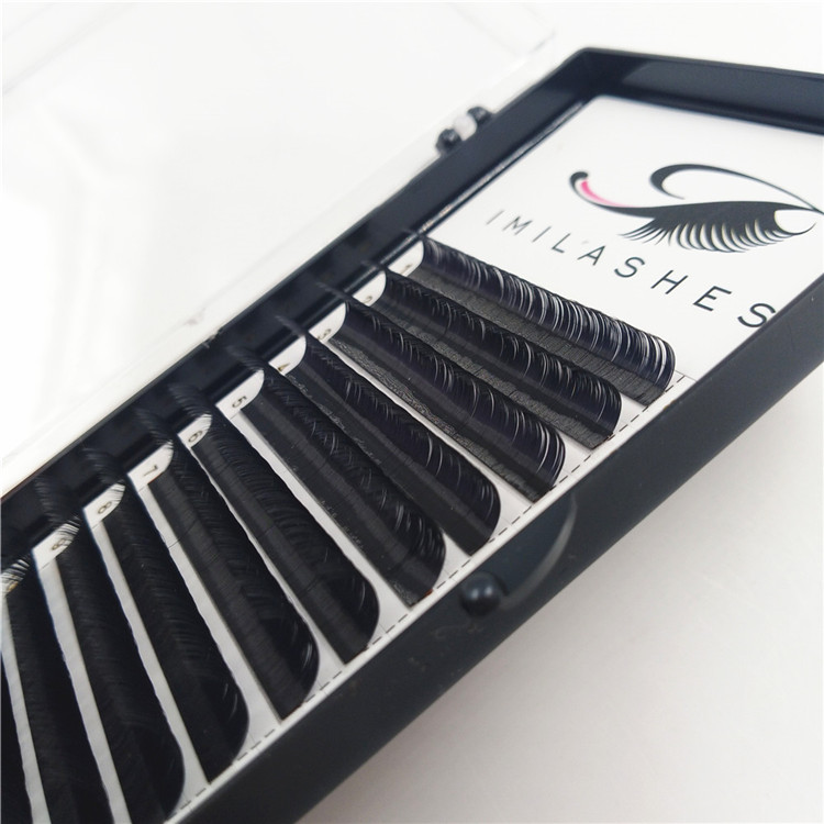 Soft 0.05mm DD curl 8-15mm mix length volume lashes wholesale-V